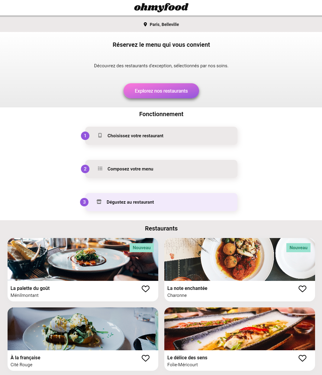 Site Ohmyfood
